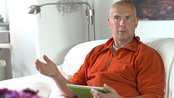 Motivation durch Zahlenreihen: Mathias Elgeti protokolliert seine Nahrungsaufnahme. 