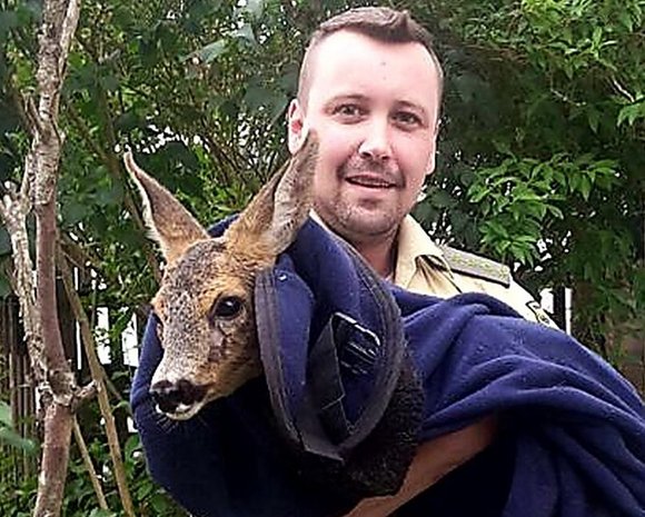 Na, wer hat die hübscheren Rehaugen? Foto: Polizeipräsidium Mittelfranken