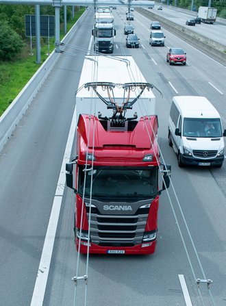 Konkurrenz unter Strom: E-Highway. Foto: Siemens