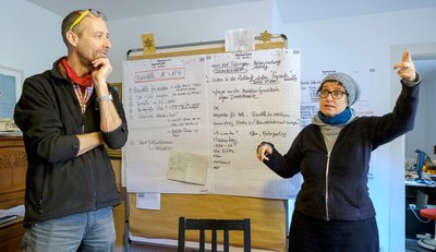 Thomas Becker und Karin Eizenhöfer.