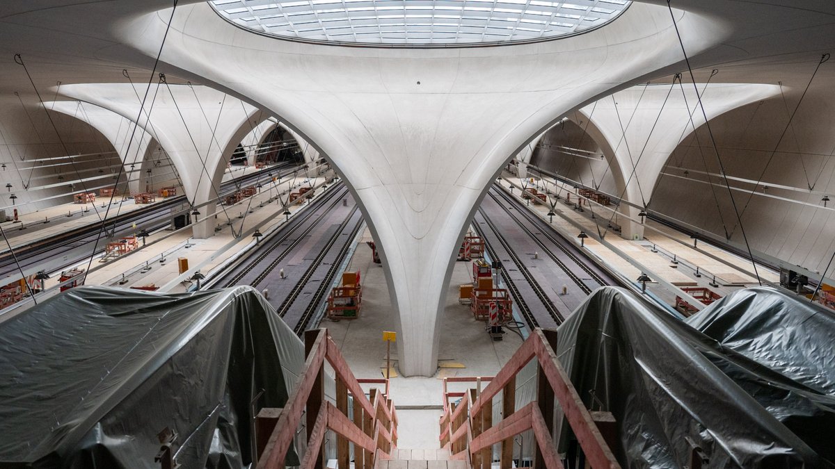 Wie heiß wird es dort, wenn der Bahnhof einmal in Betrieb ist? Noch weiß man es nicht. Foto: Jens Volle