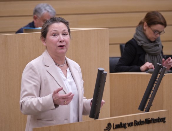  Julia Goll, eine von zwei liberalen Frauen im Landesparlament. Foto: Joachim E. Röttgers 