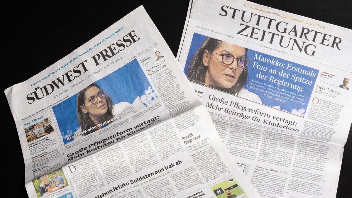 Wer hätte gedacht, dass die führende Landeszeitung einmal zur "Südwest Presse" würde. Fotos: Kontext