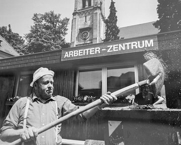 Seit 30 Jahren an Ort und Stelle, heute um einen Neubau erweitert: das Arbeiterzentrum.