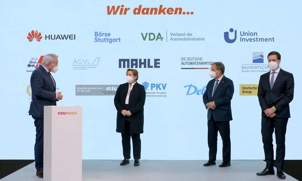 Huawei! Da steht's! Screenshot: Youtube