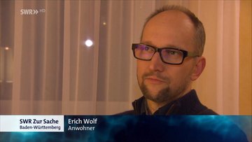 Erich Wolf beim SWR. Screenshot