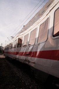 Am Ende einer kurzen Zugfahrt von IC 2312 am 29. Spetember 2012.