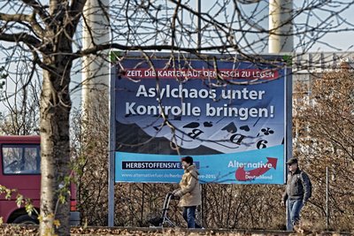 Herbstoffensive der rechtspopulistischen AfD. Foto: Joachim E. Röttgers