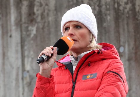 Will von nichts gewusst haben: Sportmoderatorin Kristin Otto. Foto: Sandro Halank, Wikimedia, <a href="https://creativecommons.org/licenses/by-sa/4.0" title="Creative Commons Attribution-Share Alike 4.0">CC BY-SA 4.0</a>, <a href="https://commons.wikimedia.org/w/index.php?curid=74809117">Link</a>