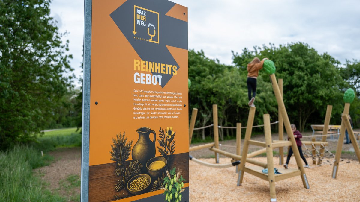 Das Reinheitsgebot ist wichtig, der Spielplatz in den Öhmdwiesen hat aber spargelähnlichen Charakter.