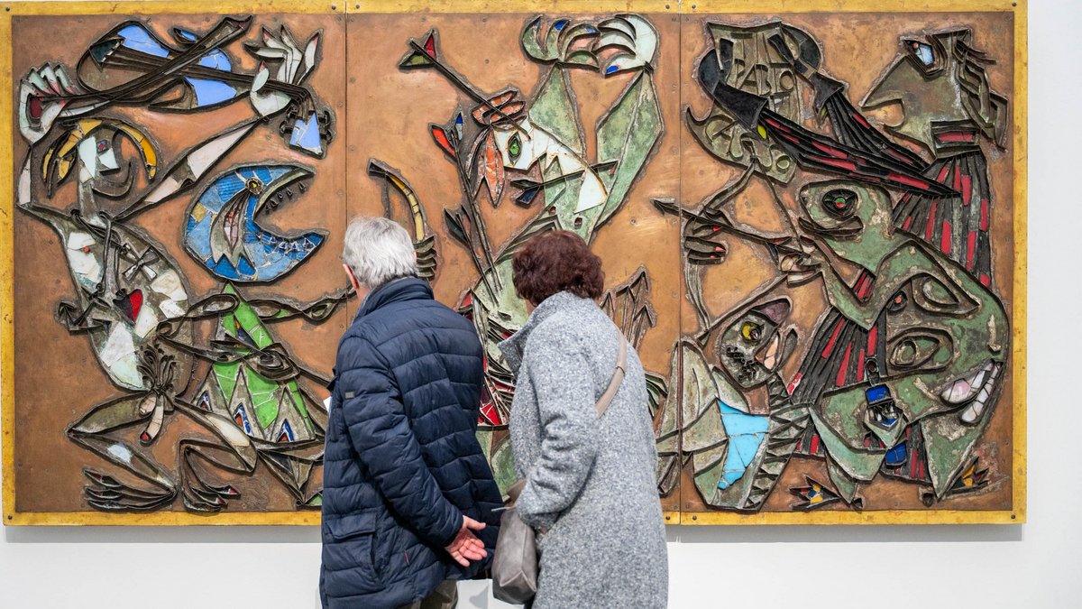 Der Heilige Sebastian, entstanden 1941/42, gehört zu Neschs Hauptwerken. Er hängt frisch renoviert im Stuttgarter Kunstmuseum. Foto: Jens Volle