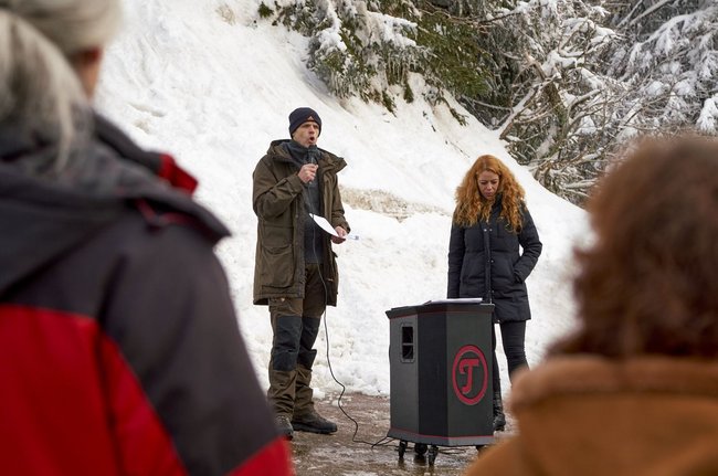 Marco Kurz beim Einstimmen.