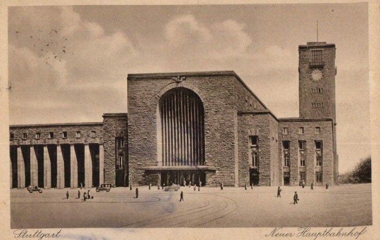 So sah der (noch nicht ganz fertige) Hauptbahnhof im Jahr 1920 aus. Foto: Postkarte, Privatbesitz