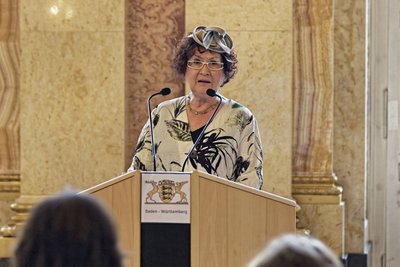 Die Festrede auf den Umweltschutz. 