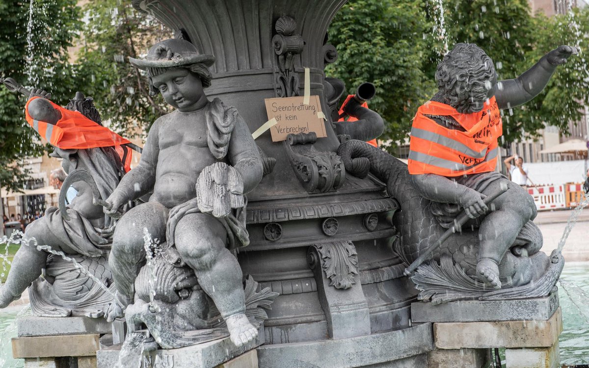 Seenotrettung vor Ort. 