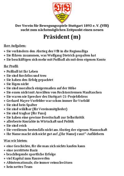 Stellenanzeige. Der Arbeitgeber bietet "hervorragende Rahmenbedingungen". Grafik: Kontext