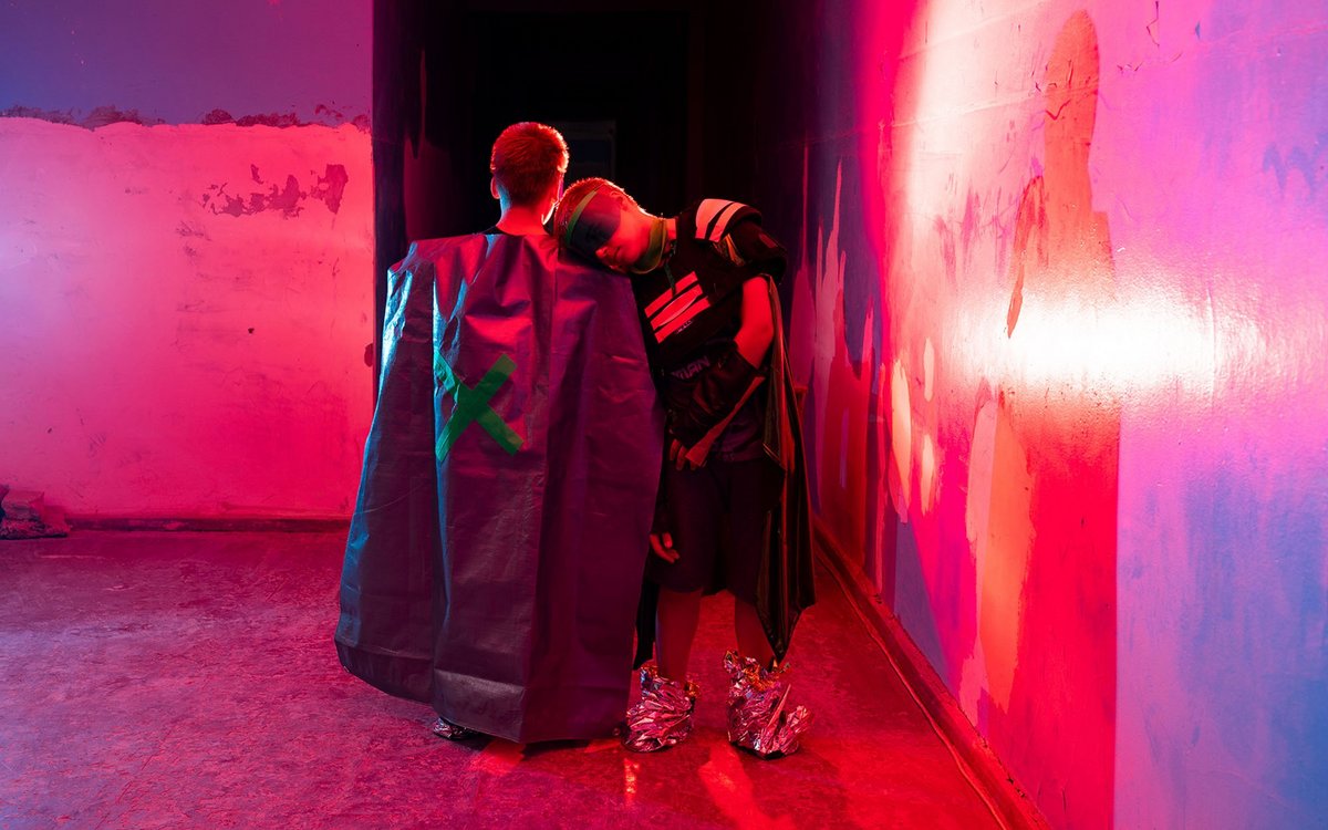 Igor und Dima in der Schule. Igor und Dima in der Schule.