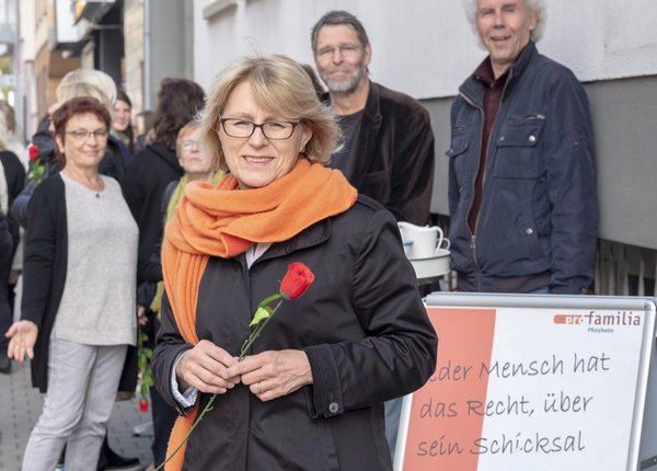 Gudrun Christ von Pro Familia sieht die Versammlungsfreiheit über die Persönlichkeitsrechte Schwangerer gestellt.