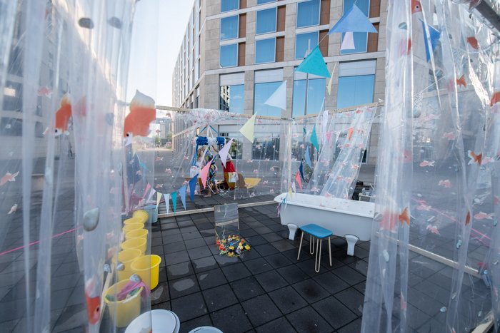 Hier ist das Badezimmer am Stockholmer Platz bereits fertig.