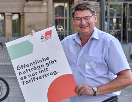 Wundert sich immer wieder: Stefan Rebmann vom DGB Baden-Württemberg. 