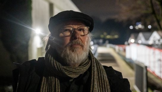 Peter Hauck findet das Zeltlager grausam. Foto: Jens Volle