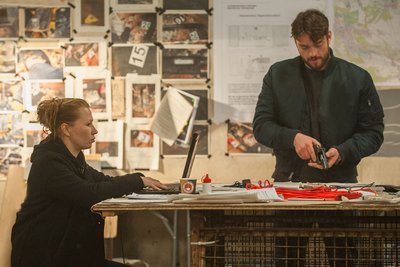 Das Hotelzimmer zur Ermittlungszentrale umfunktioniert.