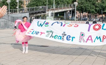 Das Schauspiel eines Stadtviertels