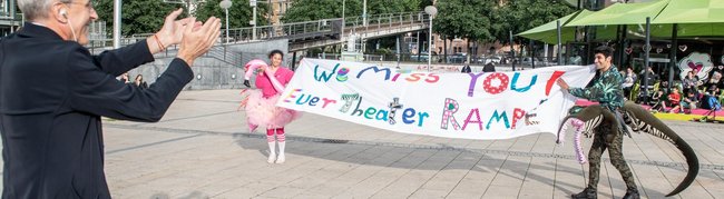 Das Schauspiel eines Stadtviertels
