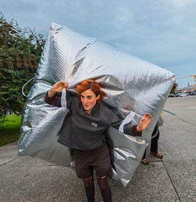 Mit Luft im Rucksack lässt sich's schneller flitzen.