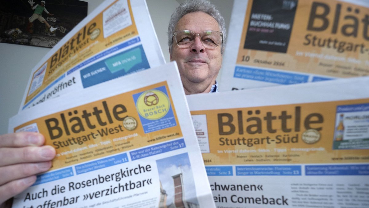 Josef Schunder macht Lokaljournalismus – ab jetzt als Redakteur von "Blättle Süd" und "Blättle West". Fotos: Joachim E. Röttgers