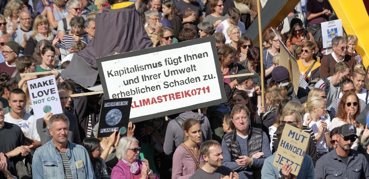Problem erkannt – zum Beispiel von den rund 30.000 Menschen, die im September 2019 in Stuttgart klimastreiken. Fotos: Joachim E. Röttgers