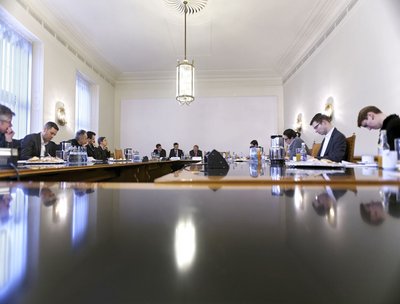 Journalisten helfen und schreiben. Pressegespräch zum NSU-Untersuchungsausschuss. Fotos: Joachim E. Röttgers