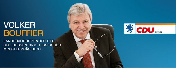 Volker Bouffier wusste doch was. Screenshot CDU