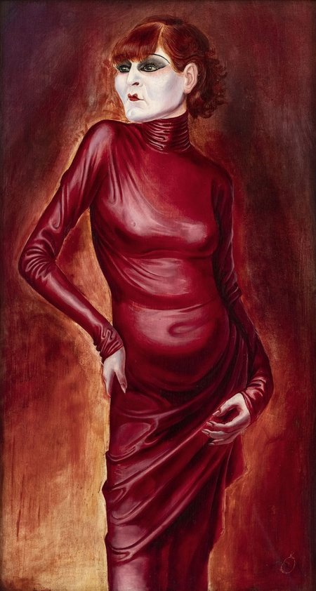 Otto Dix: Bildnis der Tänzerin Anita Berber, 1925. Foto: VG Bild-Kunst, bpk, Kunstmuseum Stuttgart, Frank Kleinbach