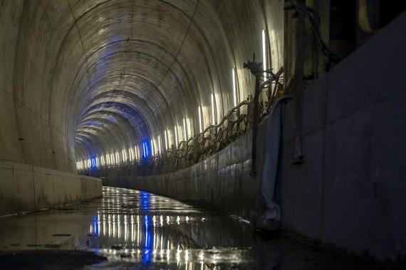 Groß genug wären die Tunnel für Güterverkehr. 