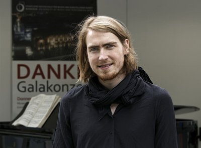 Musiker und Protest-Organisator Friedrich Stockmeier.