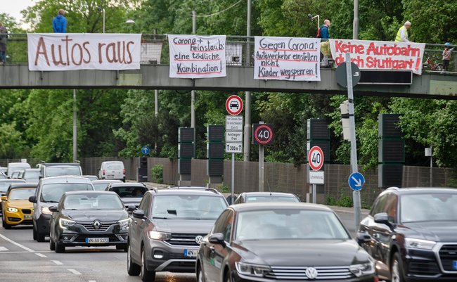 Klare Ansagen der BI Neckartor. Klare Ansagen der BI Neckartor.