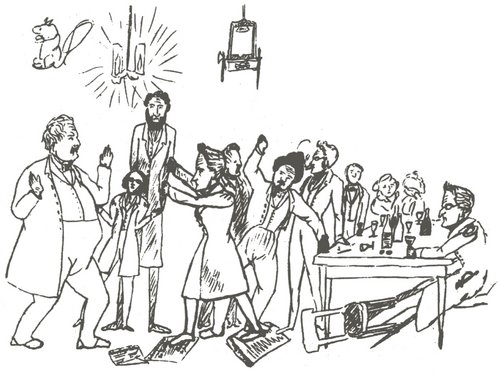 Ein echter Engels. Aus dem Band "Engels-Gesichter", Edition 52.