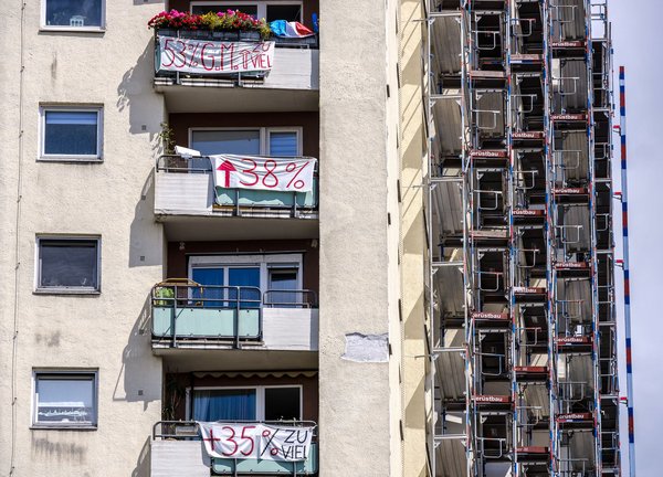 Wenn Vonovia renoviert, müssen Mieter:innen dafür bluten, wie hier 2018 im Nordbahnhofviertel.
