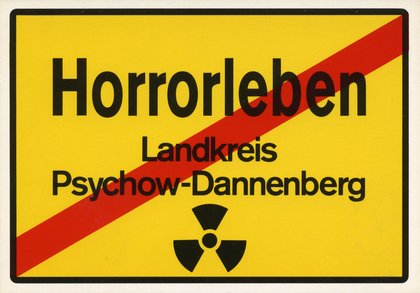 Horrorleben. 1979, Plakat, Postkarte.