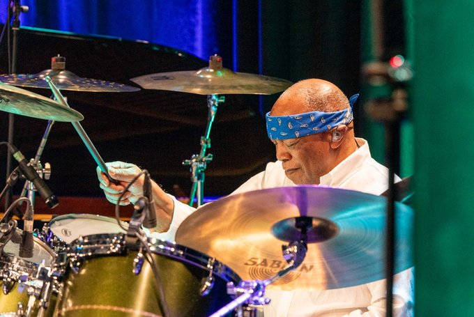 Billy Cobham am 8. März 2024 im franz.K. Billy Cobham am 8. März 2024 im franz.K.