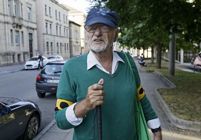 Wasserwerferopfer Dietrich Wagner. Heute ist er fast vollständig blind. Foto: Joachim E. Röttgers