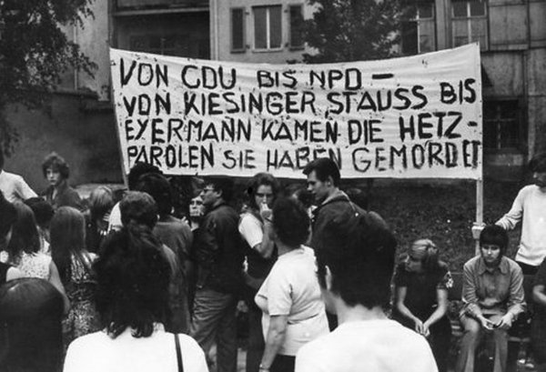 Protestaktion in Konstanz nach der Tat. Foto: Privatarchiv Holger Reile