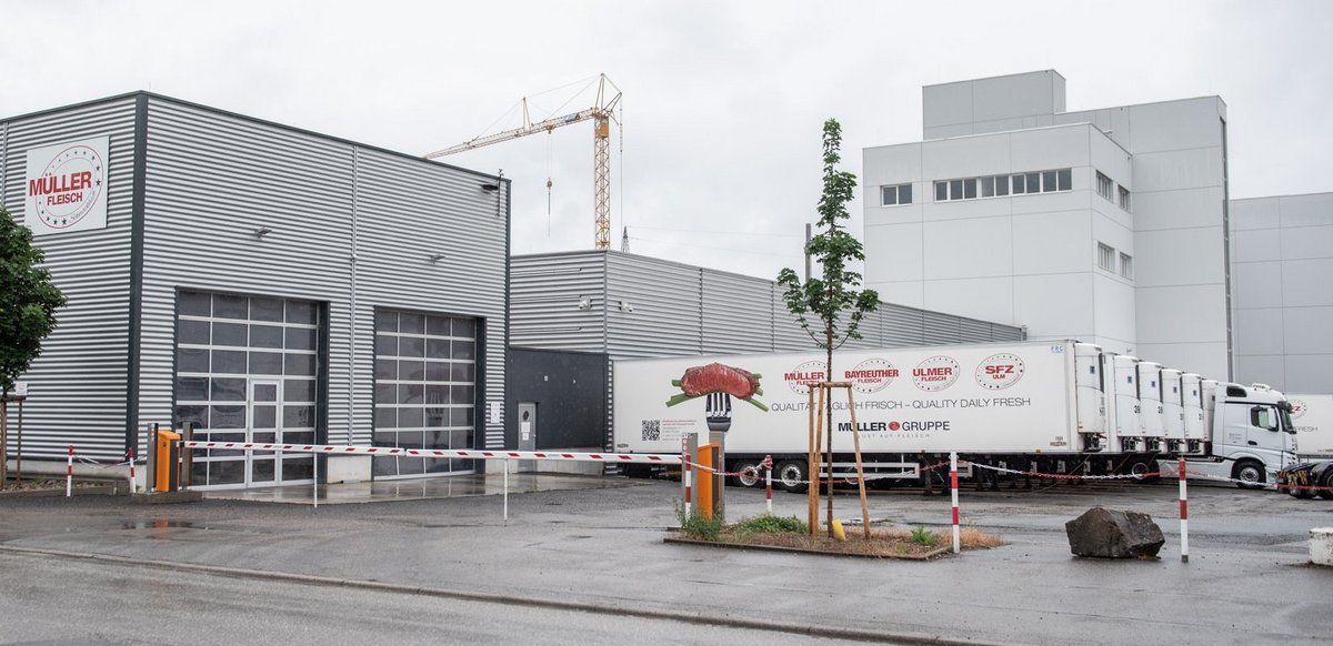 Müller-Fleisch in Pforzheim. Fast 400 Menschen haben sich dort seit Beginn der Pandemie mit Covid-19 infiziert. Foto: Jens Volle