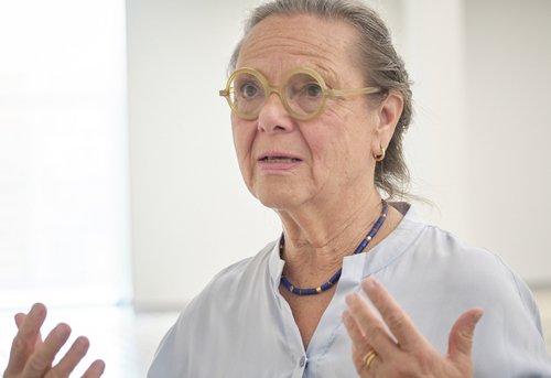 Carolyn Laib, geborene Reep, ist mit nach Stuttgart gekommen.