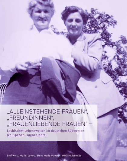 Titelseite der Studie. Coverfoto: Ida Erne und ihre Freundin, Besitz: Madeleine Marti