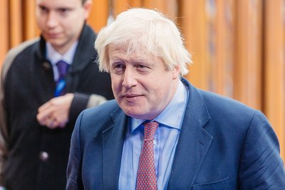 Poltert gerne martialisch: Der britische Außenminister Boris Johnson. Foto: <a href=" https://commons.wikimedia.org/wiki/File:Informal_meeting_of_ministers_for_foreign_affairs_(Gymnich)._Arrivals_Boris_Johnson_(36928363842).jpg" title=" Original auf Wiki