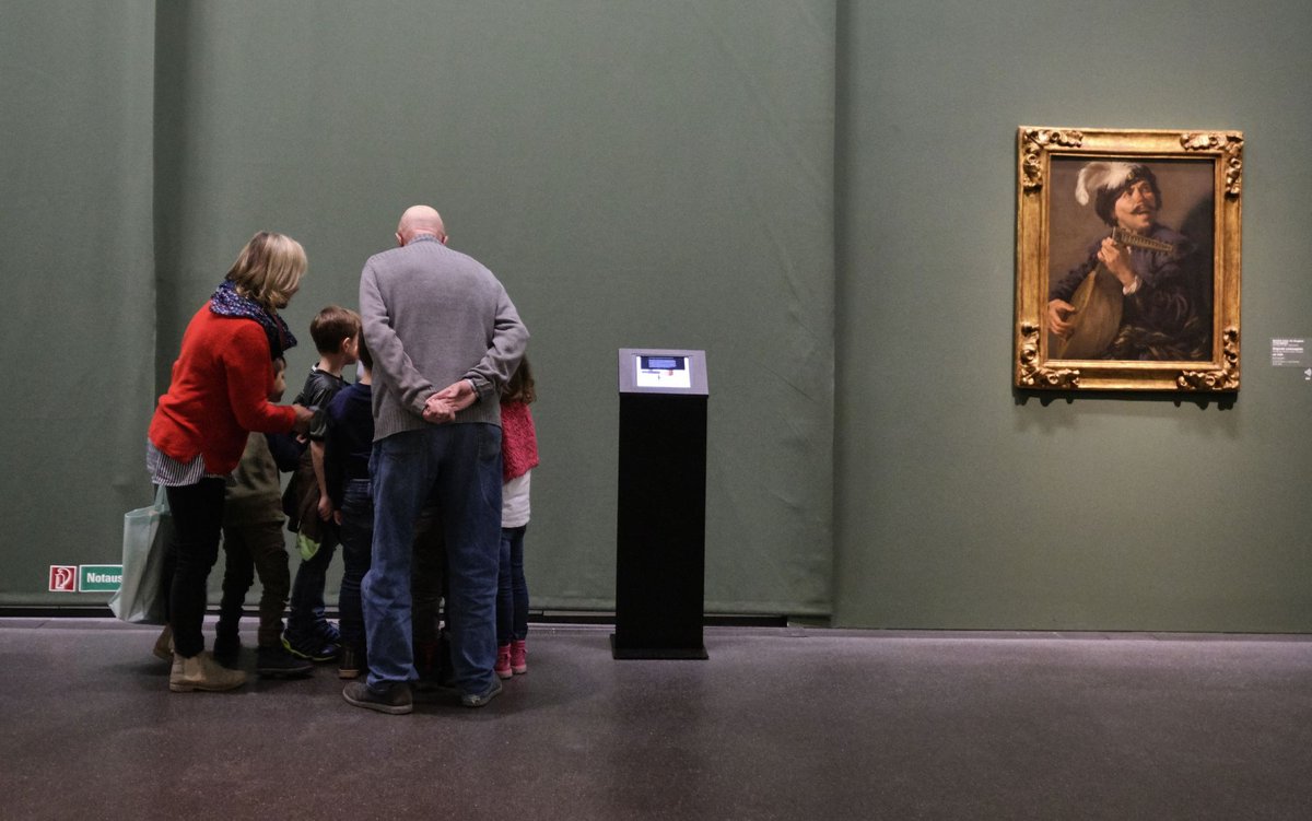 Display statt Schinken. (Präsentation des Banksy-Schredderbilds "Love is in the Bin", also im Eimer, in der Staatsgalerie Stuttgart.)