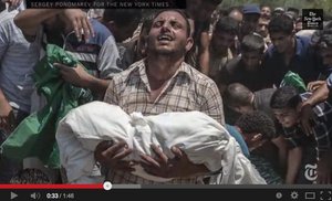 Der Gazakrieg 2014 hat mehr als 2000 Menschen das Leben gekostet. Screenshot