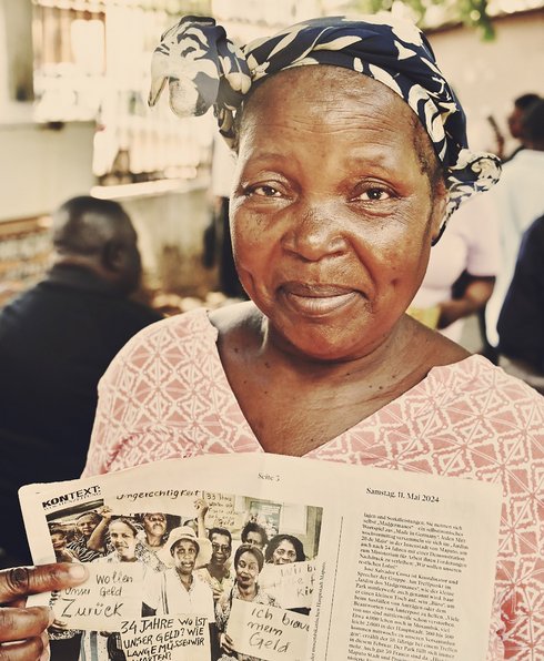 Die Madgermanes in Mosambik freuen sich über den Kontext-Beitrag. Foto: Wolfgang Schmidt